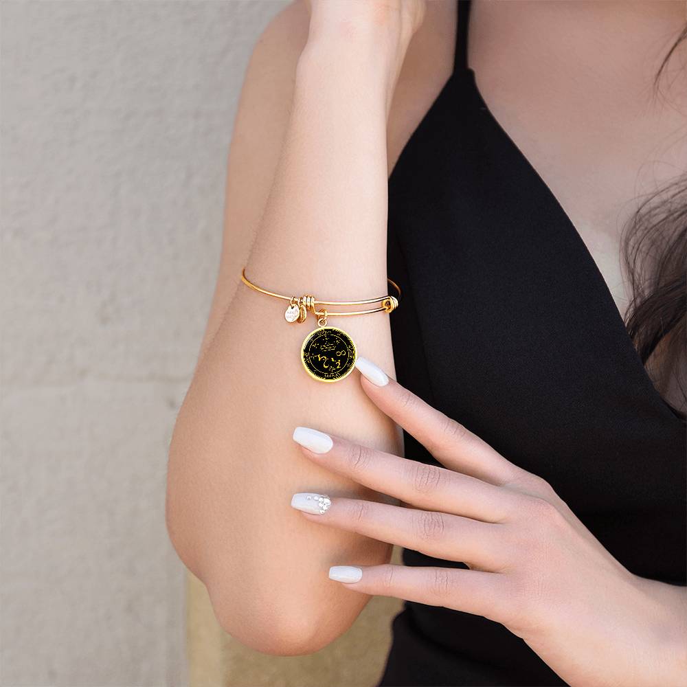 Archangel Azrael Sigil Bracelet - Black
