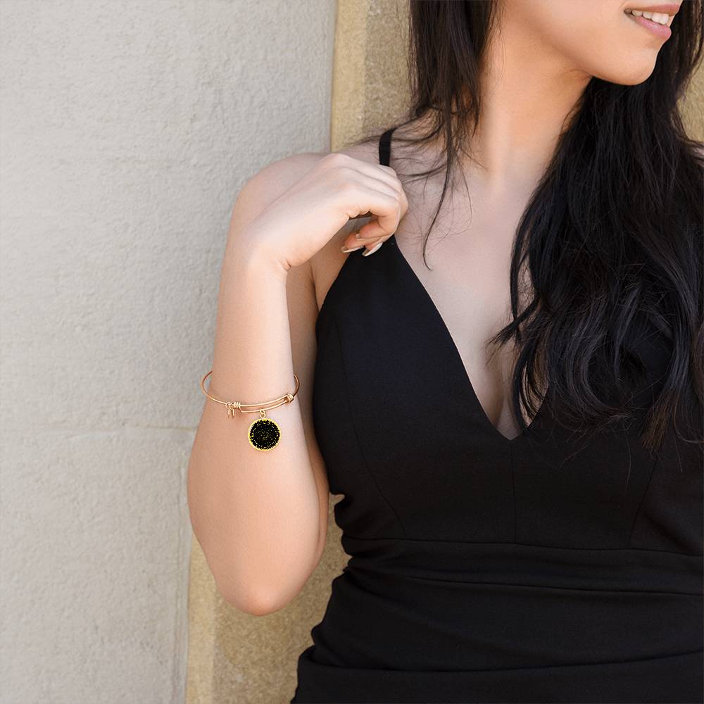 Archangel Metatron Sigil Bracelet - Black