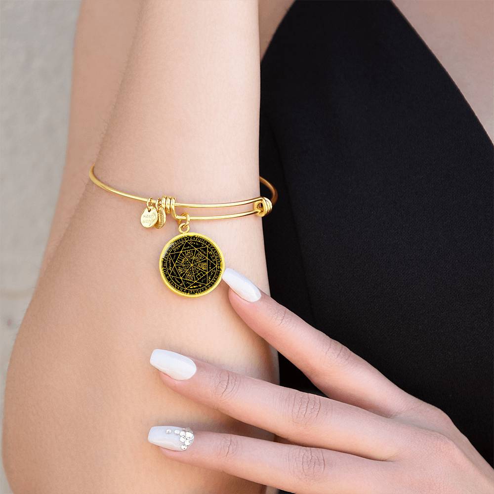 7 Archangels Sigil Bracelet - Black
