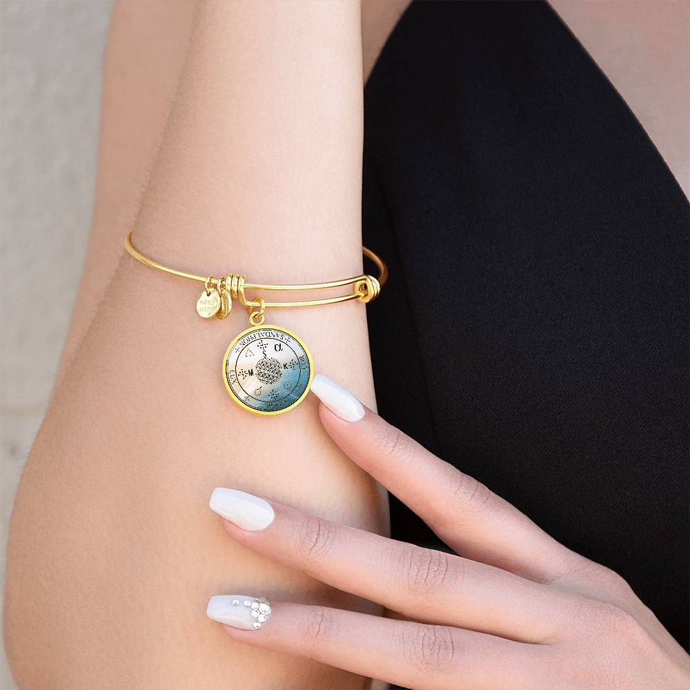 Archangel Sandalphon Sigil Wave Bracelet