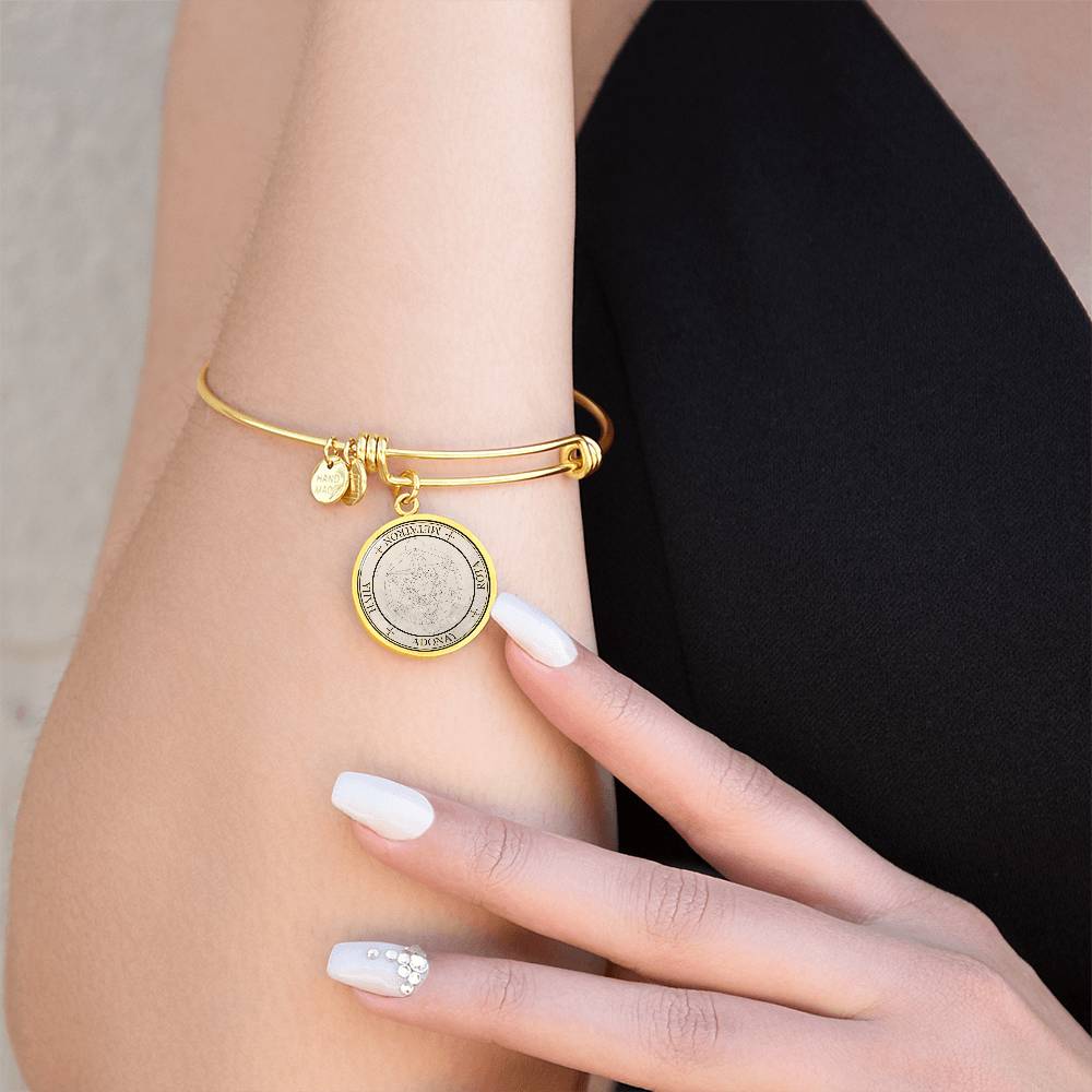 Archangel Metatron Sigil Bracelet - Old Manuscript