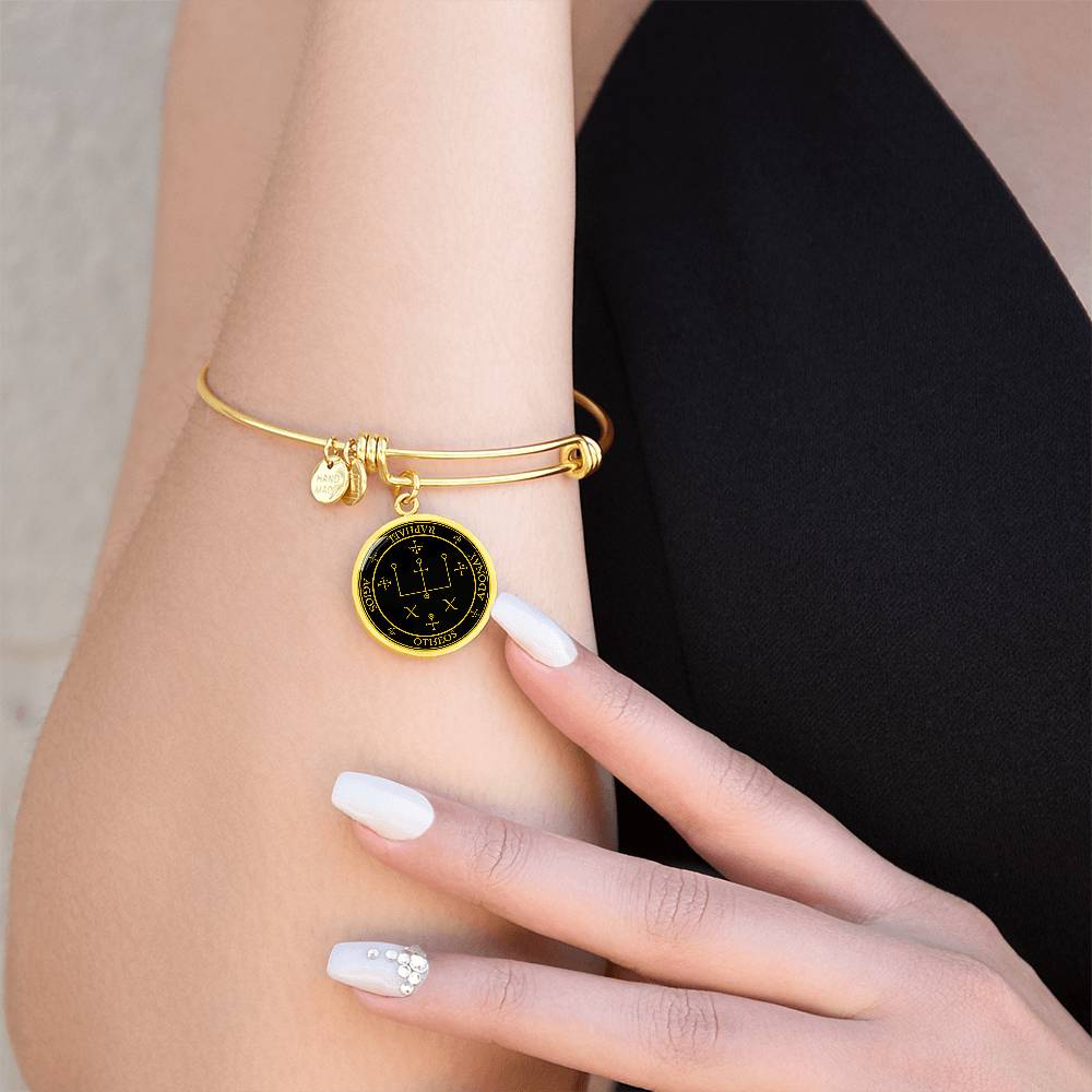 Archangel Raphael Sigil Bracelet - Black