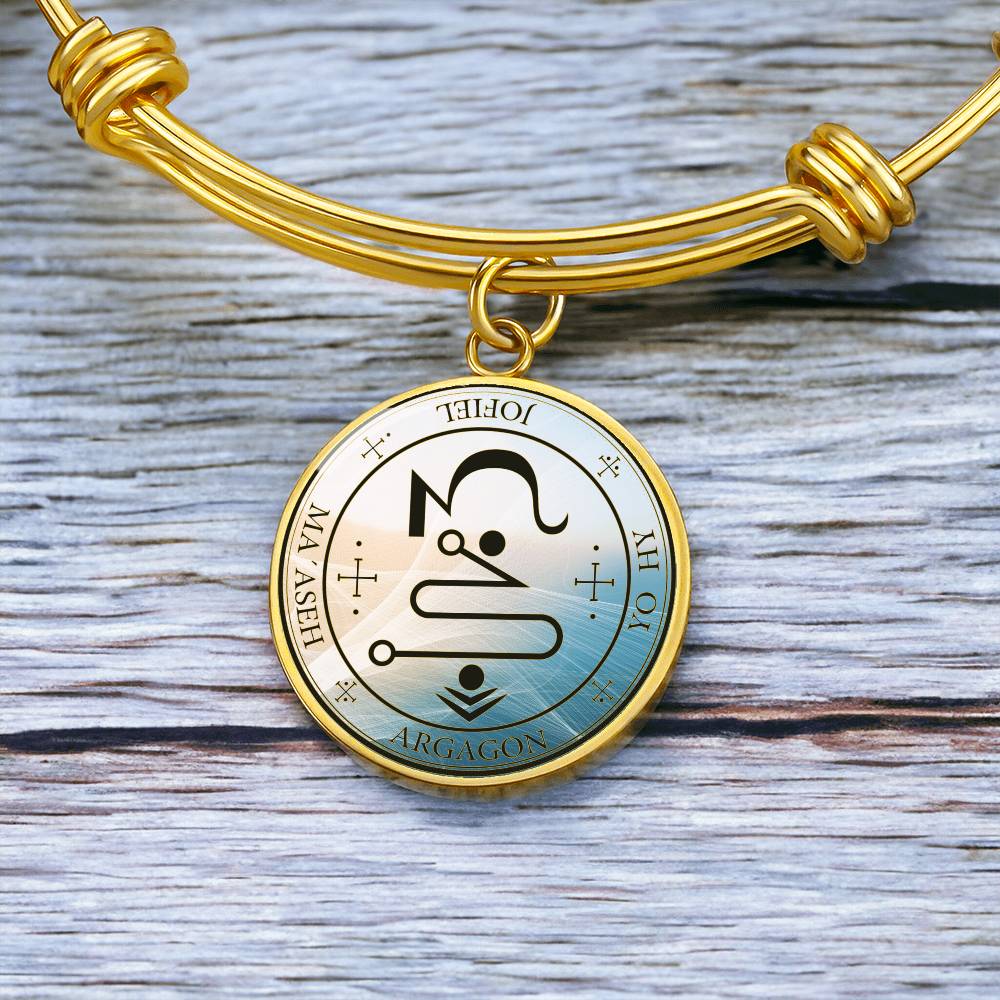 Archangel Jophiel Sigil Wave Bracelet