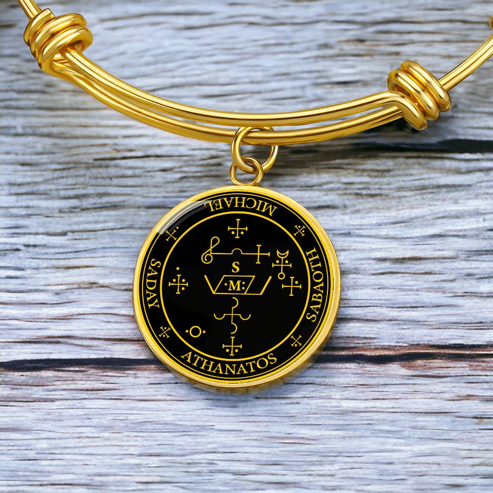 Archangel Michael Sigil Bracelet - Black