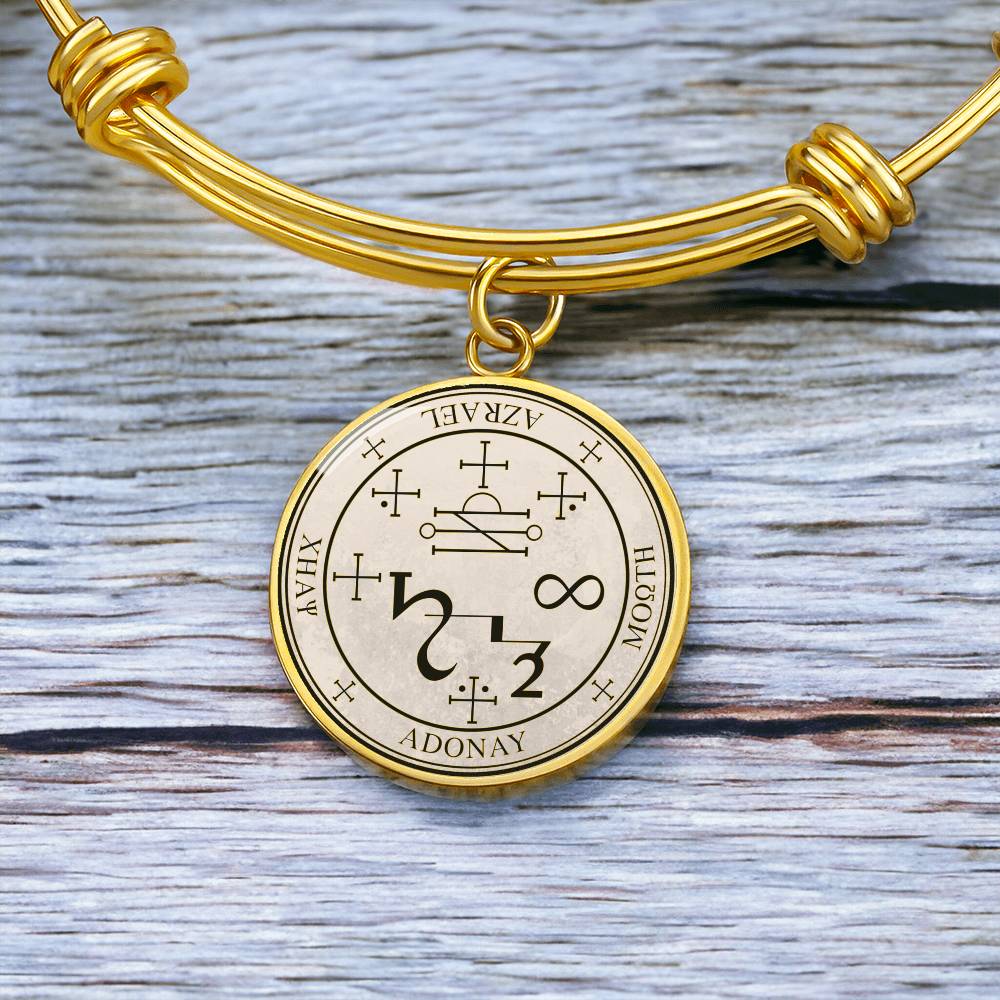 Archangel Azrael Sigil Bracelet - Old Manuscript