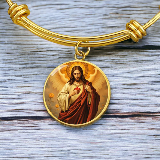 Jesus Christ Sacred Heart Bracelet