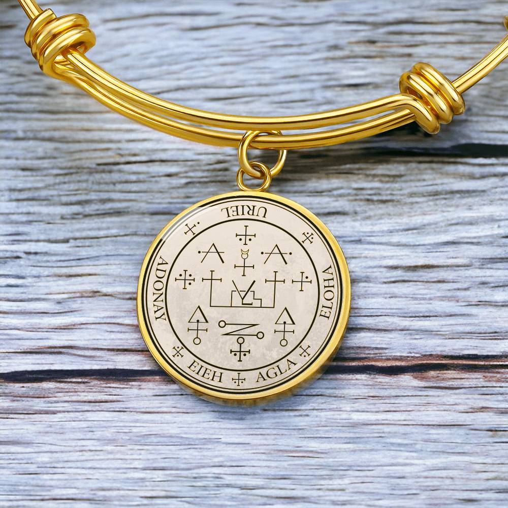 Archangel Uriel Sigil Bracelet - Old Manuscript