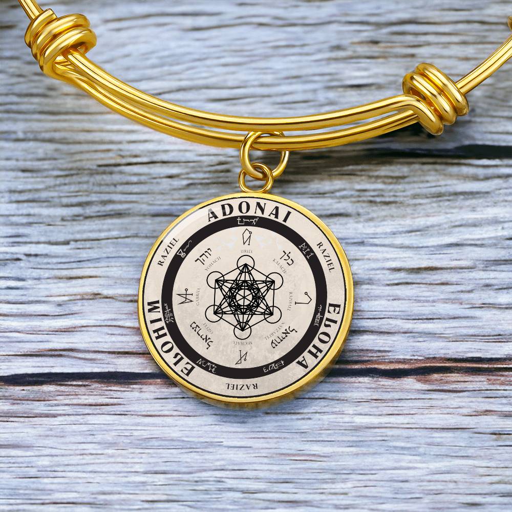 Archangel Raziel Sigil Bracelet - Old Manuscript