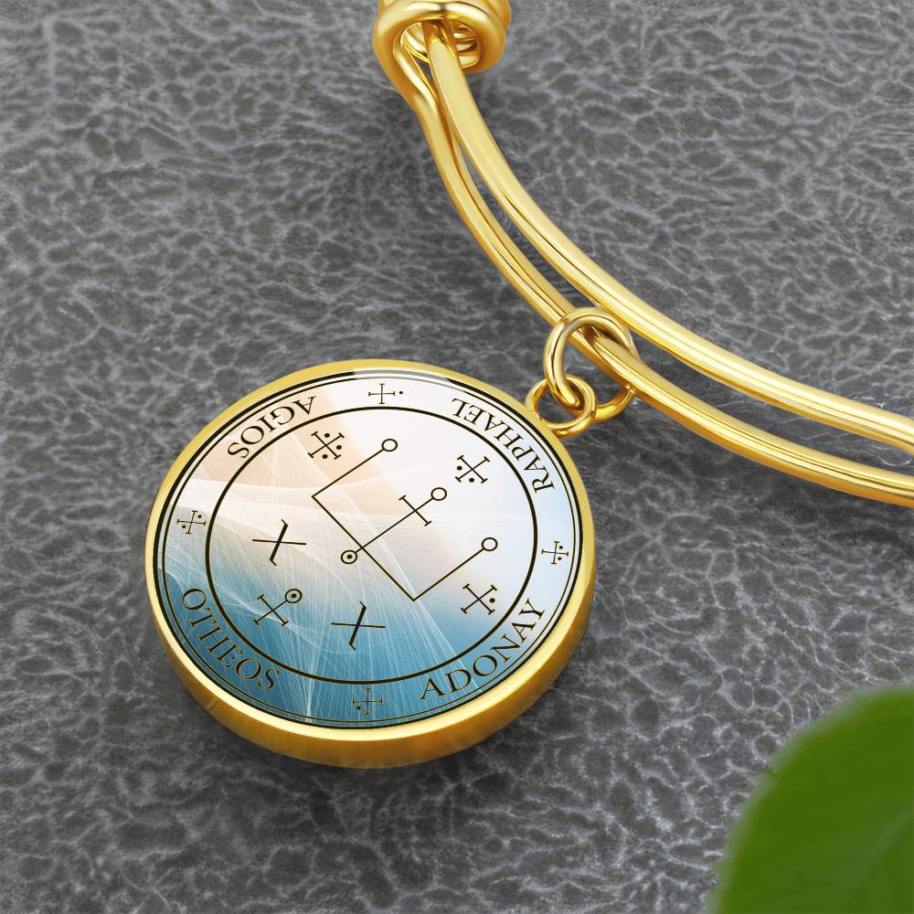 Archangel Raphael Sigil Wave Bracelet