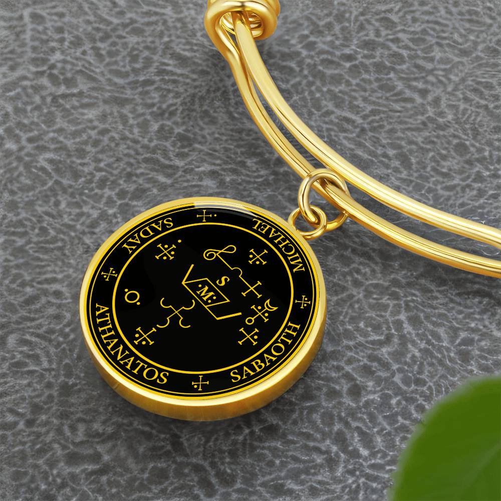 Archangel Michael Sigil Bracelet - Black