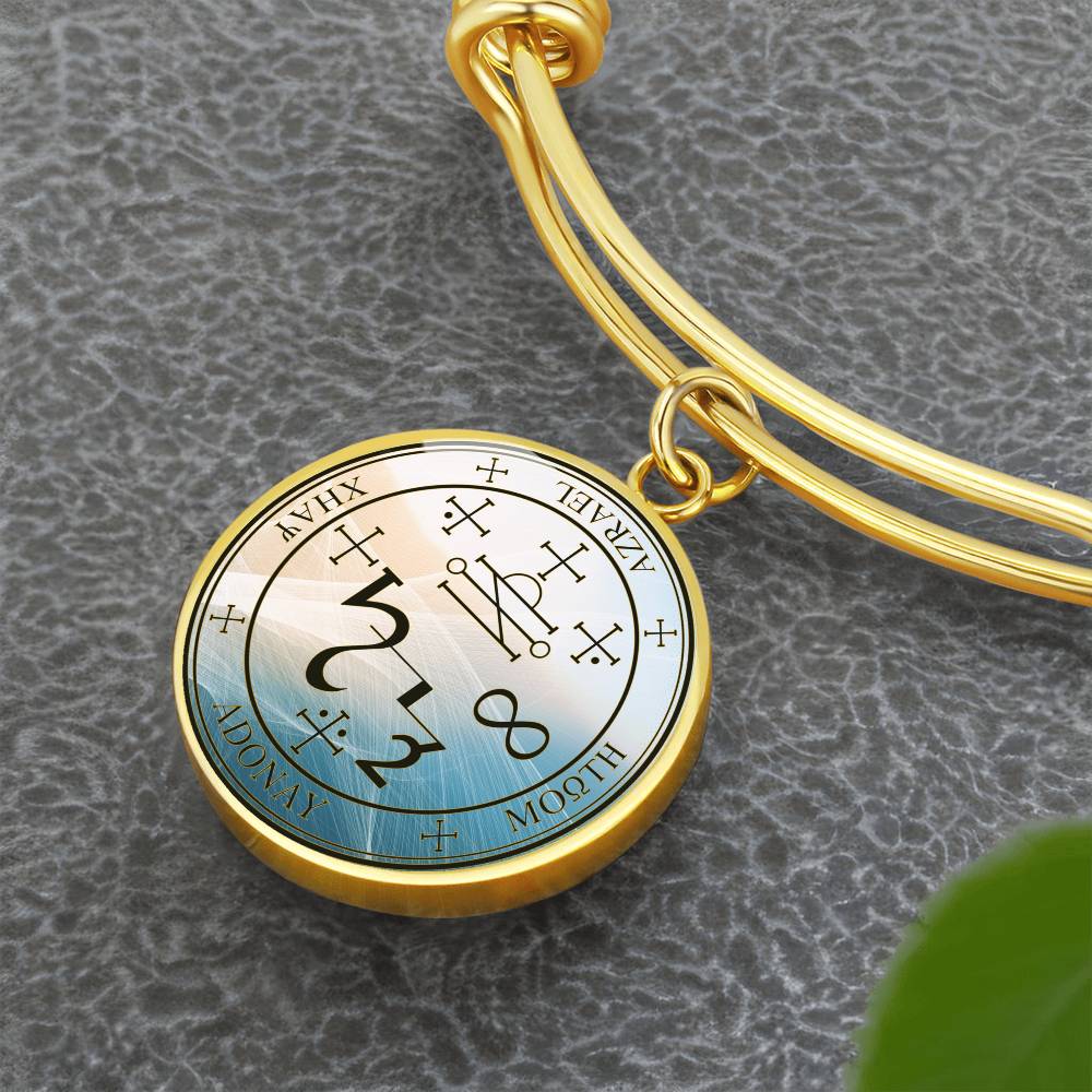 Archangel Azrael Sigil Wave Bracelet