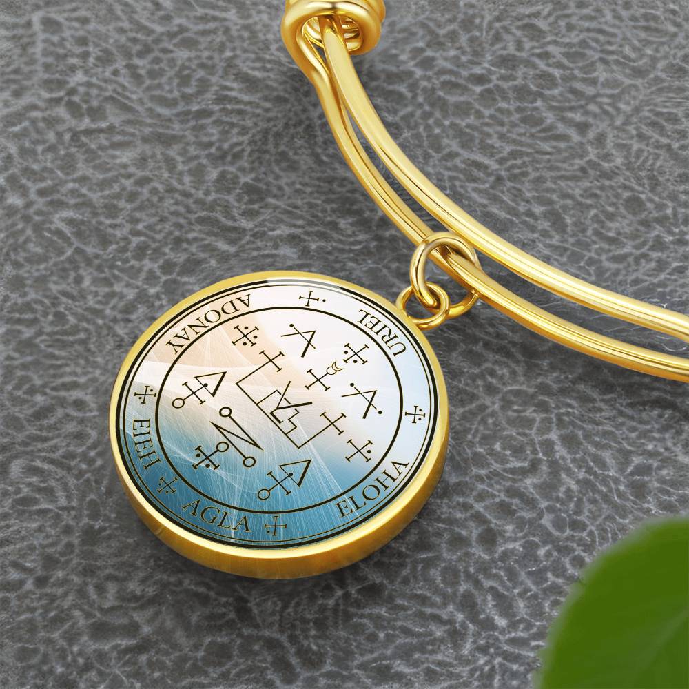 Archangel Uriel Sigil Wave Bracelet