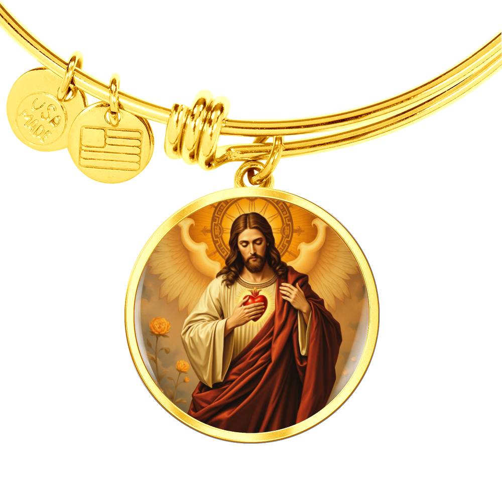 Jesus Christ Sacred Heart Bracelet