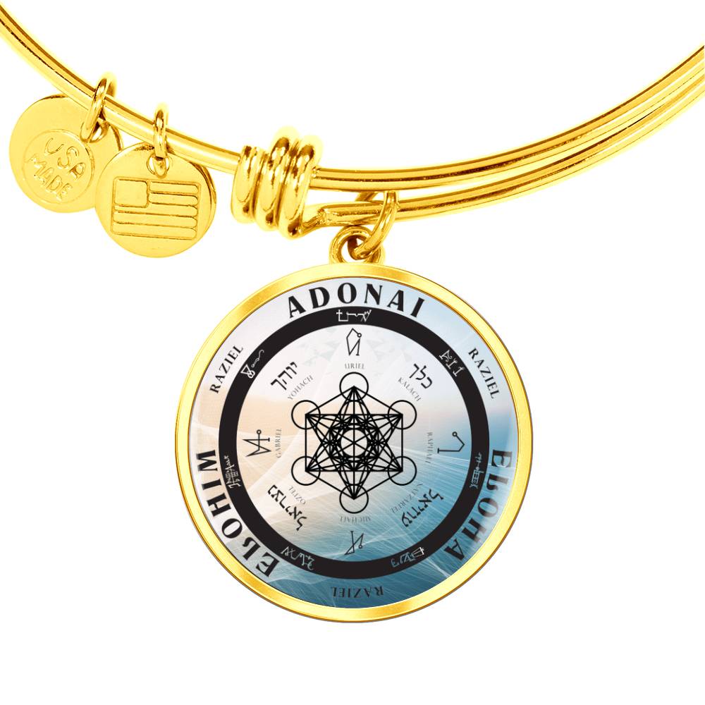 Archangel Raziel Sigil Wave Bracelet