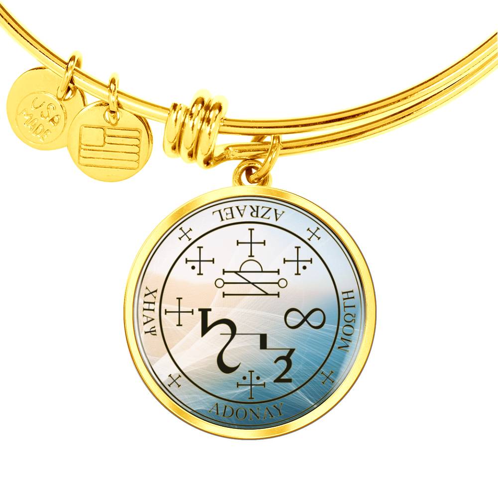 Archangel Azrael Sigil Wave Bracelet