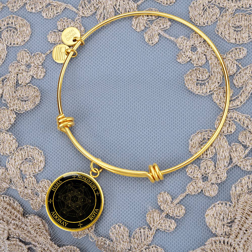 Archangel Metatron Sigil Bracelet - Black