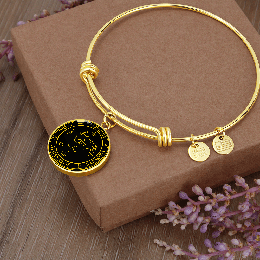Archangel Michael Sigil Bracelet - Black