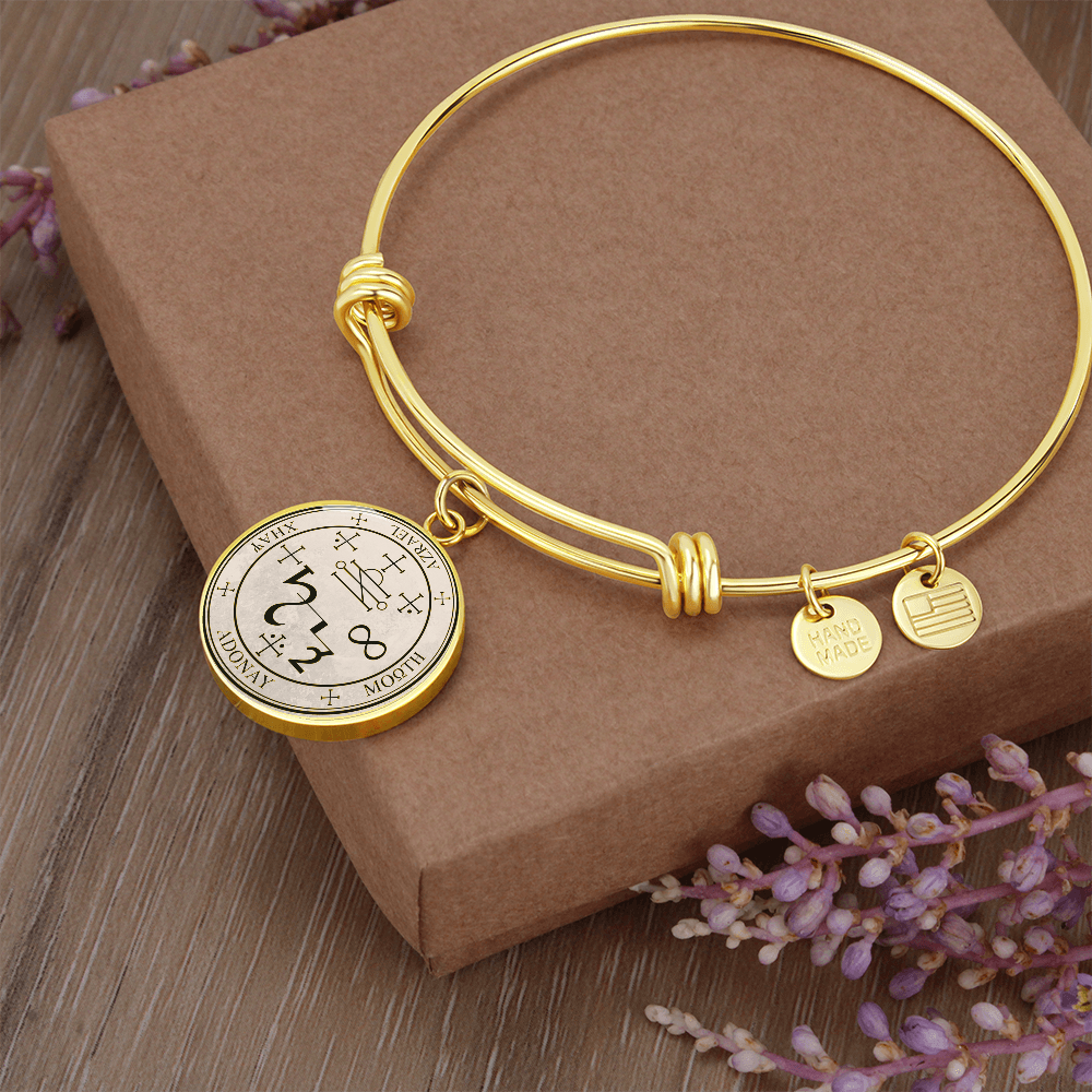 Archangel Azrael Sigil Bracelet - Old Manuscript