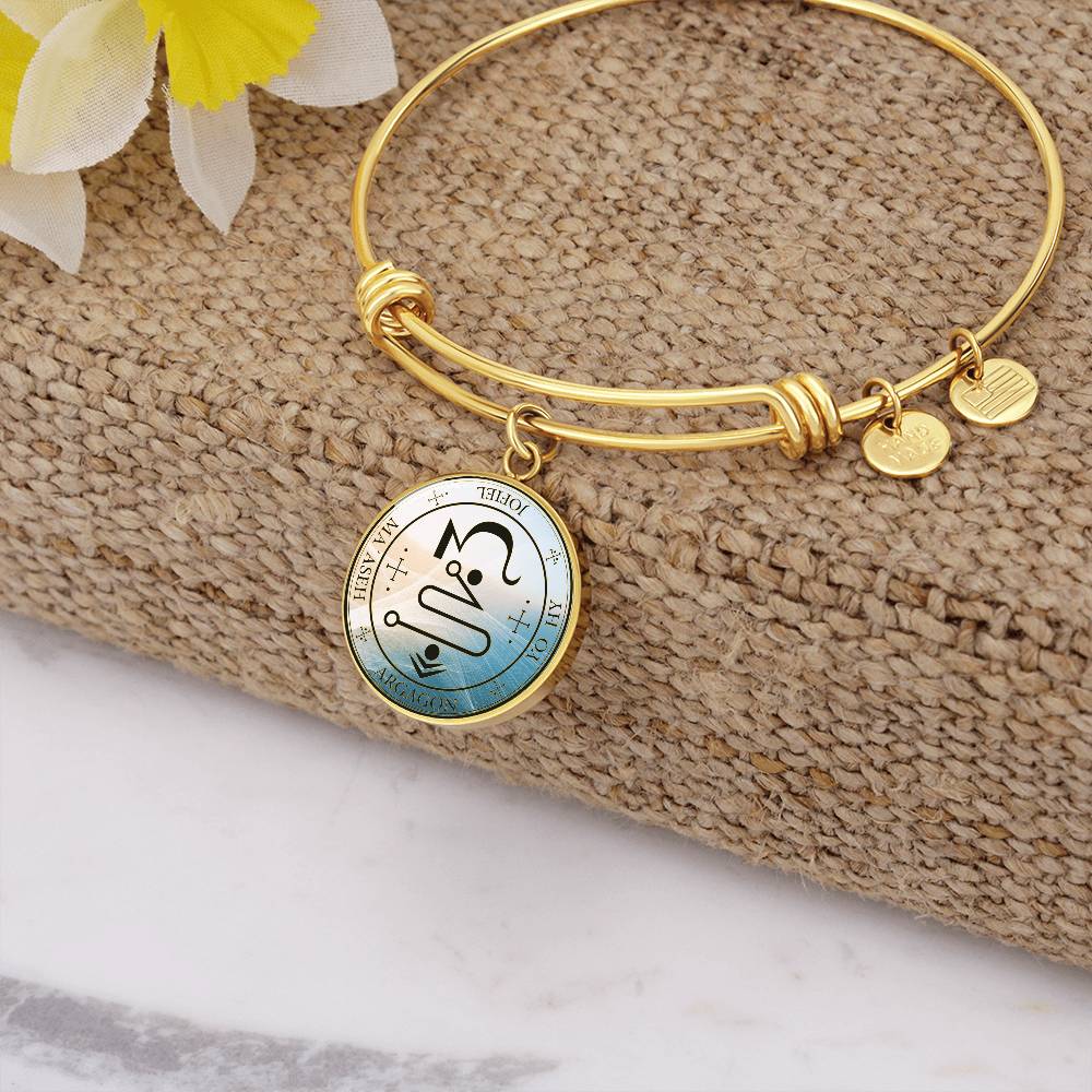 Archangel Jophiel Sigil Wave Bracelet