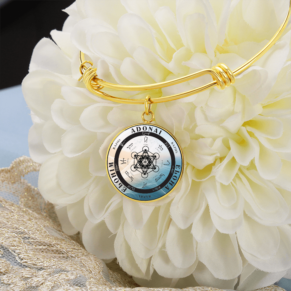 Archangel Raziel Sigil Wave Bracelet
