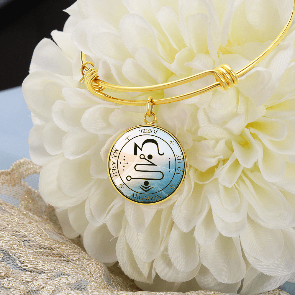 Archangel Jophiel Sigil Wave Bracelet