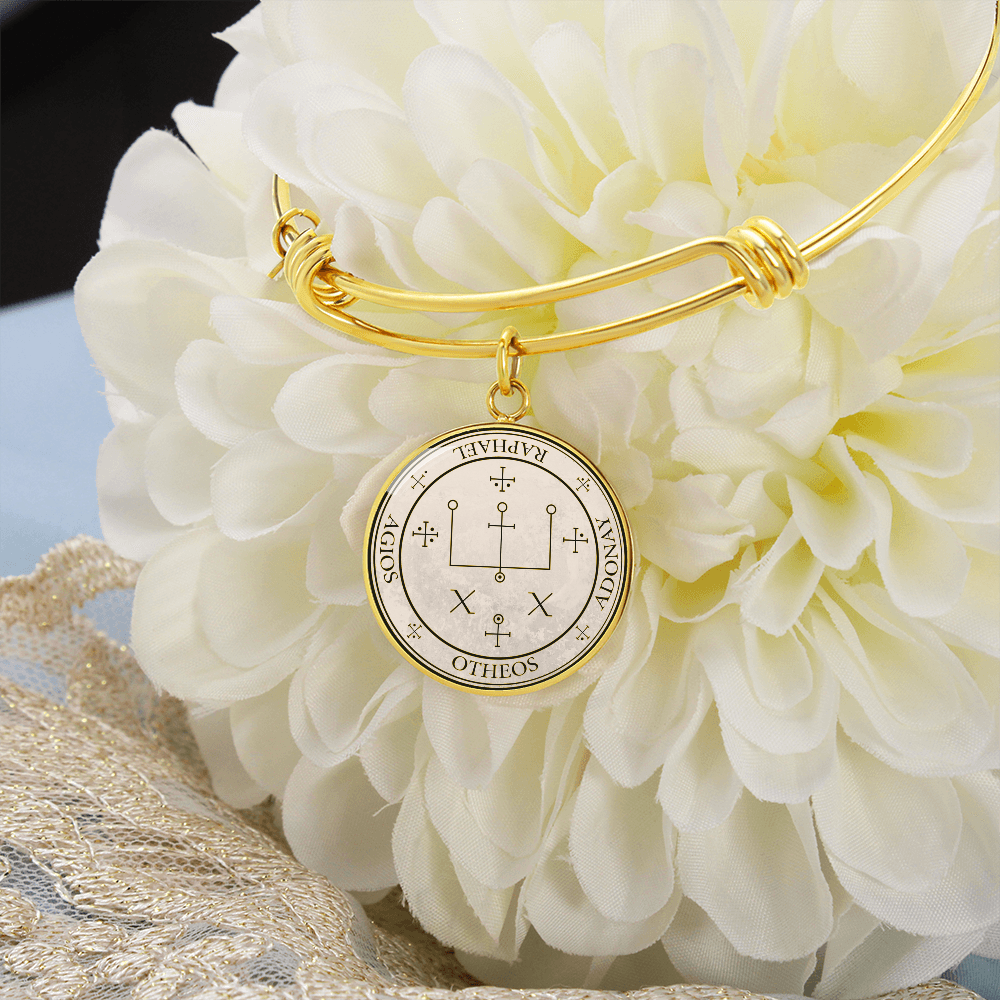 Archangel Raphael Sigil Bracelet - Old Manuscript