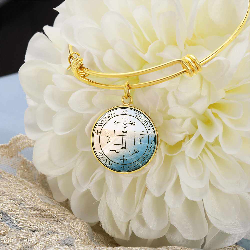 Archangel Gabriel Sigil Wave Bracelet