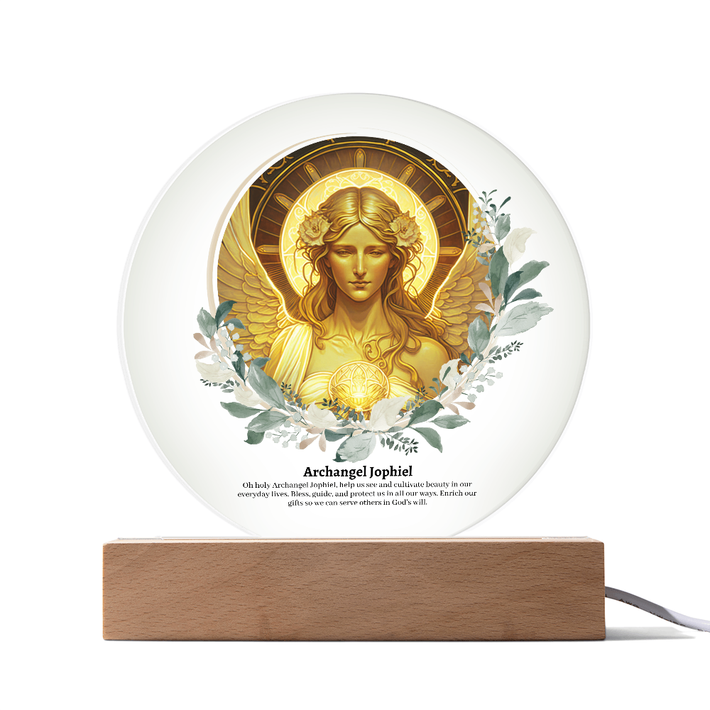 Archangel Jophiel Acrylic Plaque
