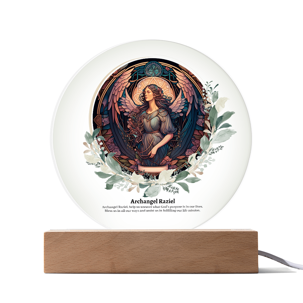Archangel Raziel Acrylic Plaque