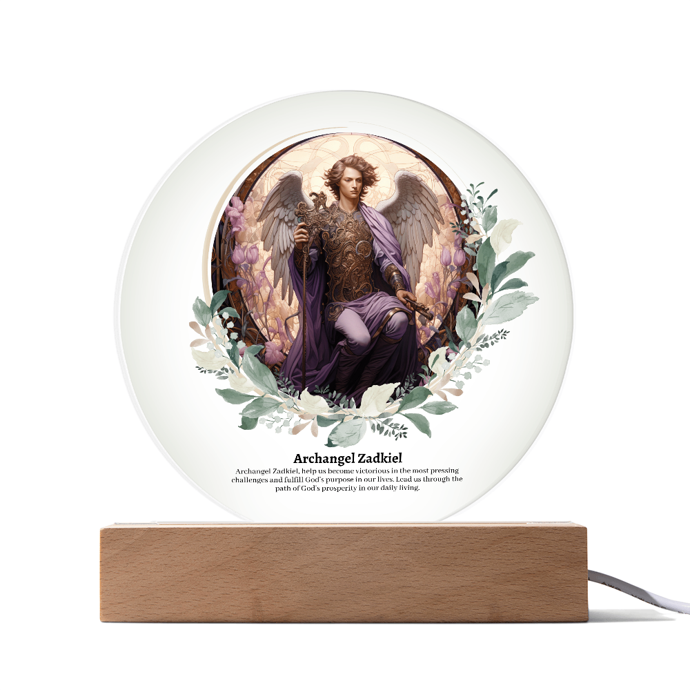 Archangel Zadkiel Acrylic Plaque