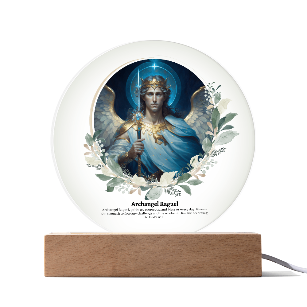 Archangel Raguel Acrylic Plaque
