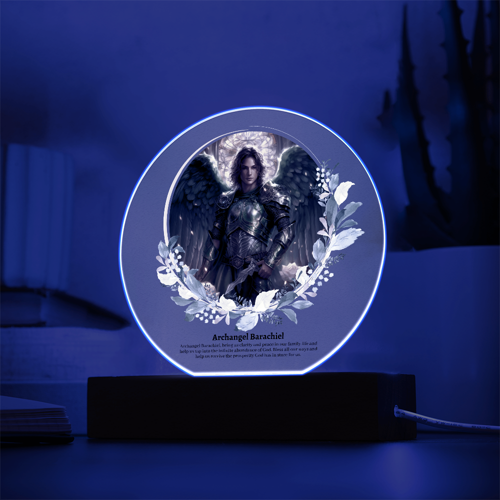 Archangel Barachiel Acrylic Plaque
