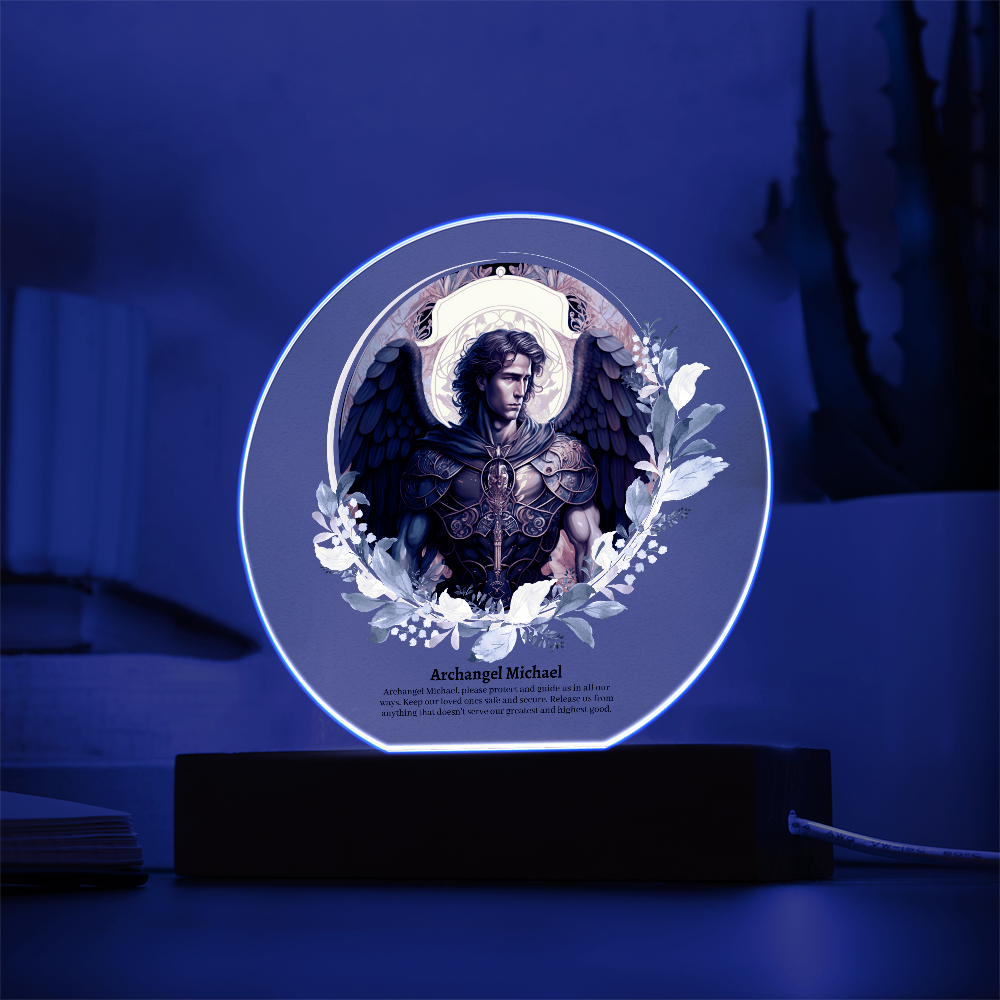 Archangel Michael Acrylic Plaque
