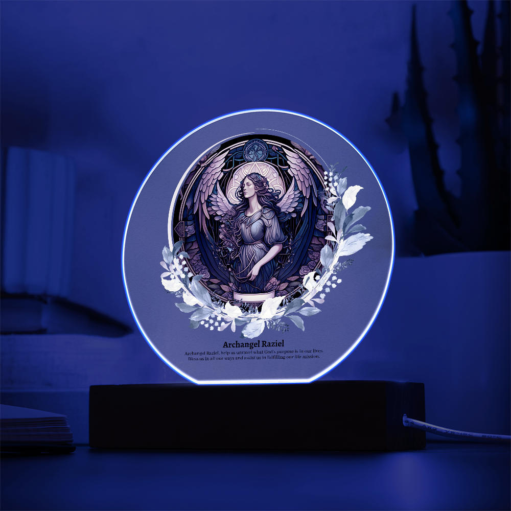 Archangel Raziel Acrylic Plaque