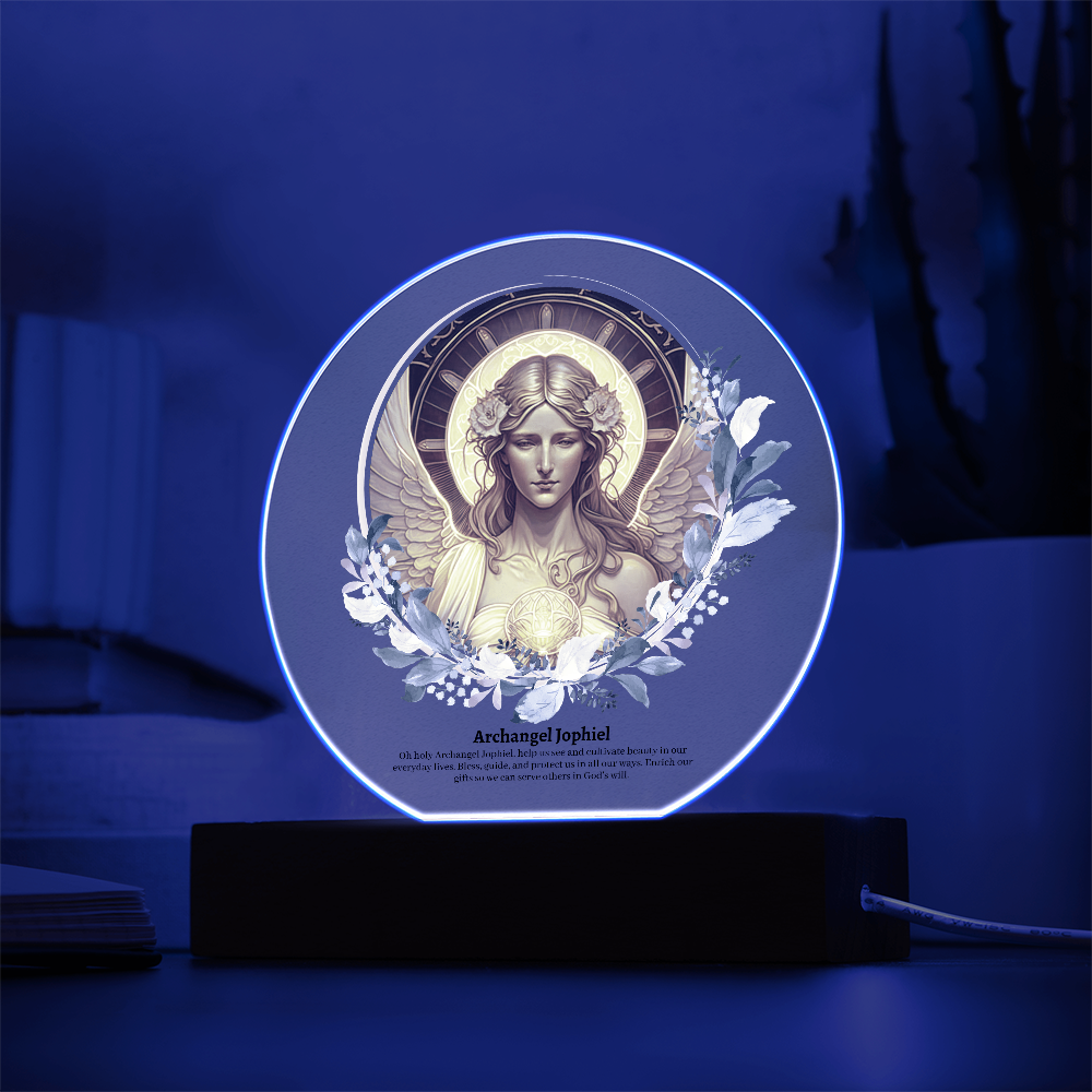 Archangel Jophiel Acrylic Plaque