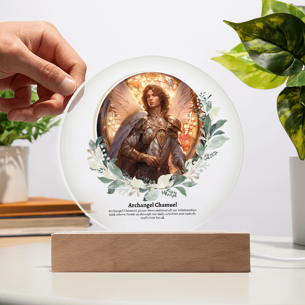 Archangel Chamuel Acrylic Plaque