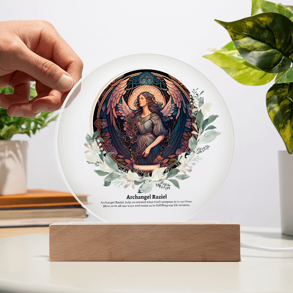 Archangel Raziel Acrylic Plaque