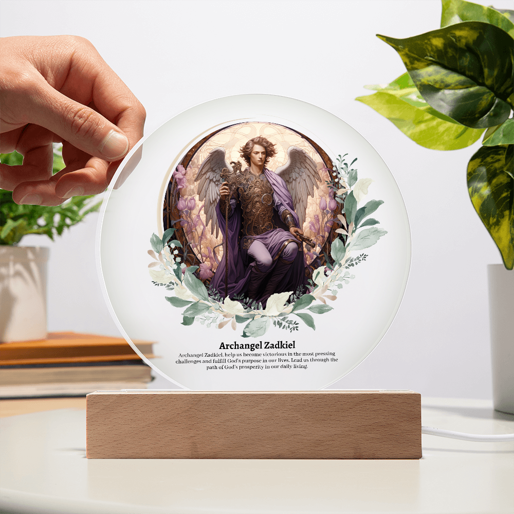 Archangel Zadkiel Acrylic Plaque