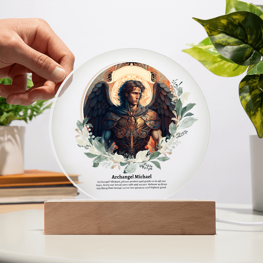Archangel Michael Acrylic Plaque