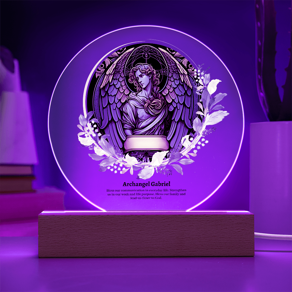 Archangel Gabriel Acrylic Plaque