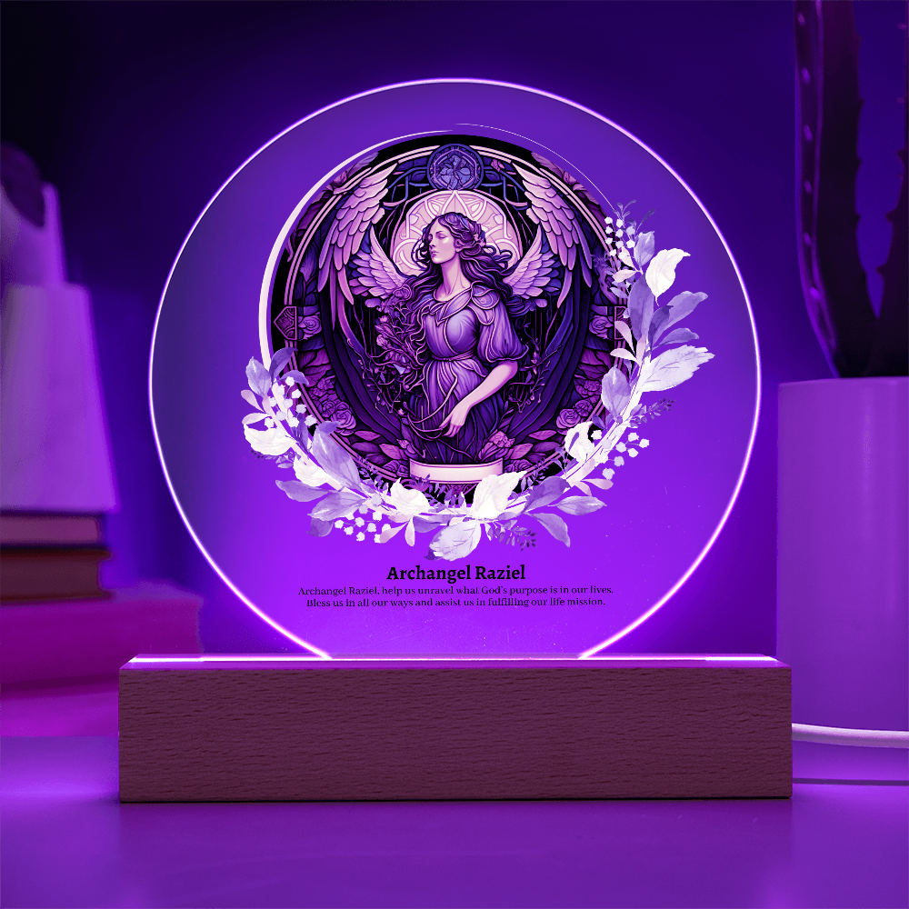 Archangel Raziel Acrylic Plaque