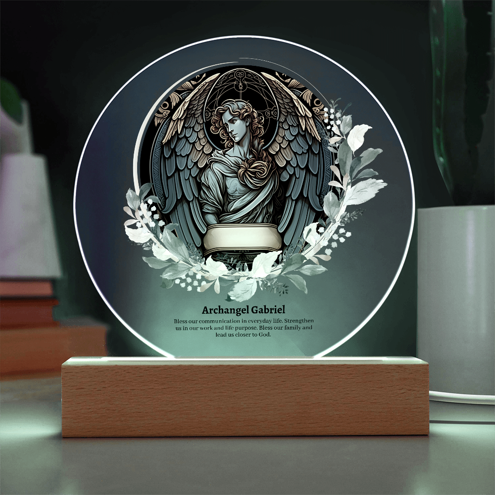 Archangel Gabriel Acrylic Plaque