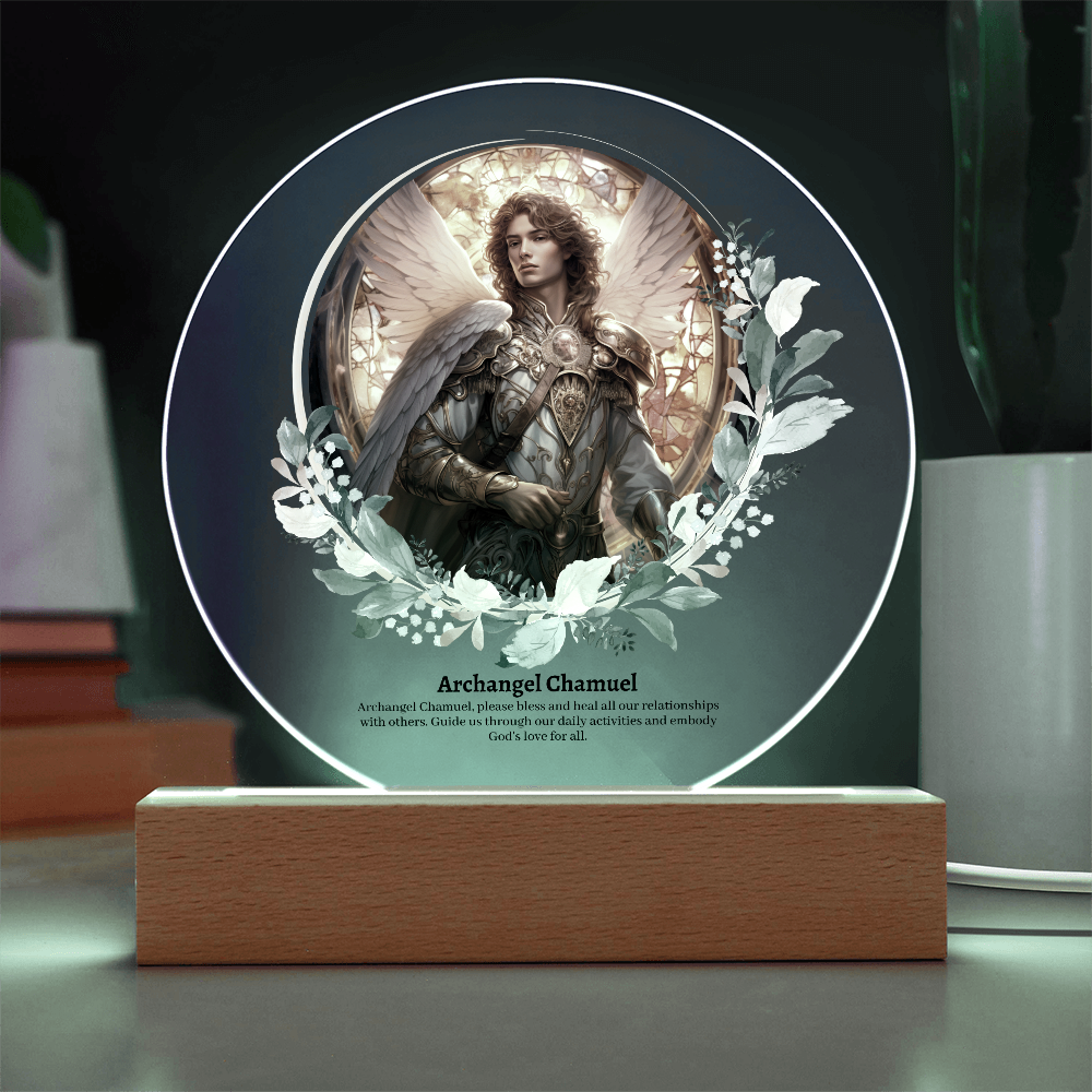 Archangel Chamuel Acrylic Plaque