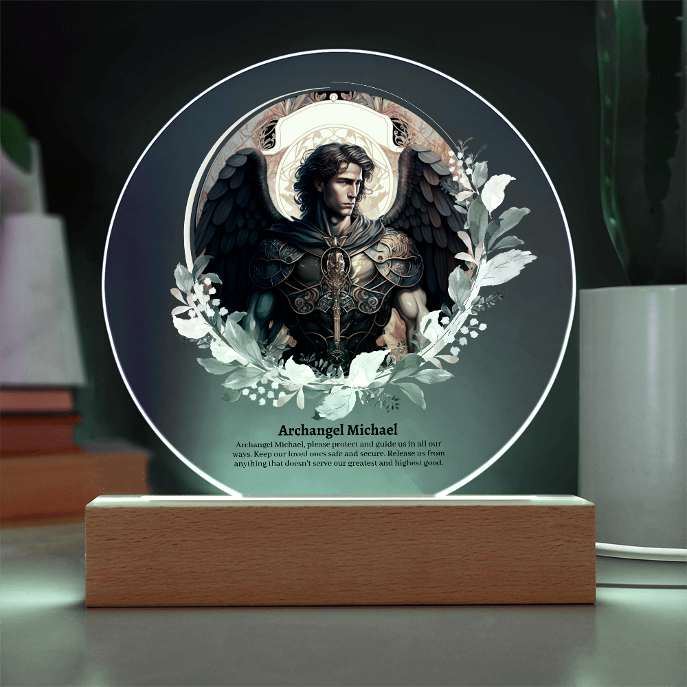Archangel Michael Acrylic Plaque