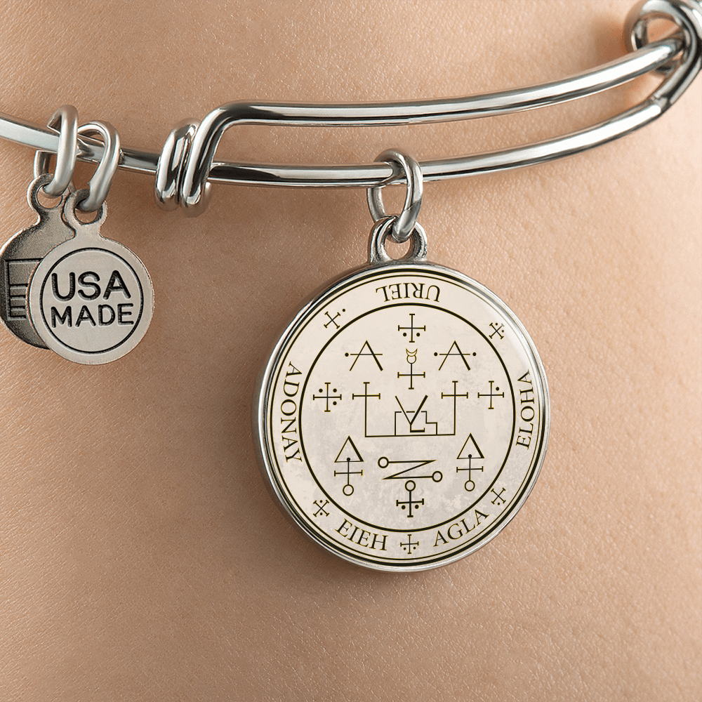 Archangel Uriel Sigil Bracelet - Old Manuscript