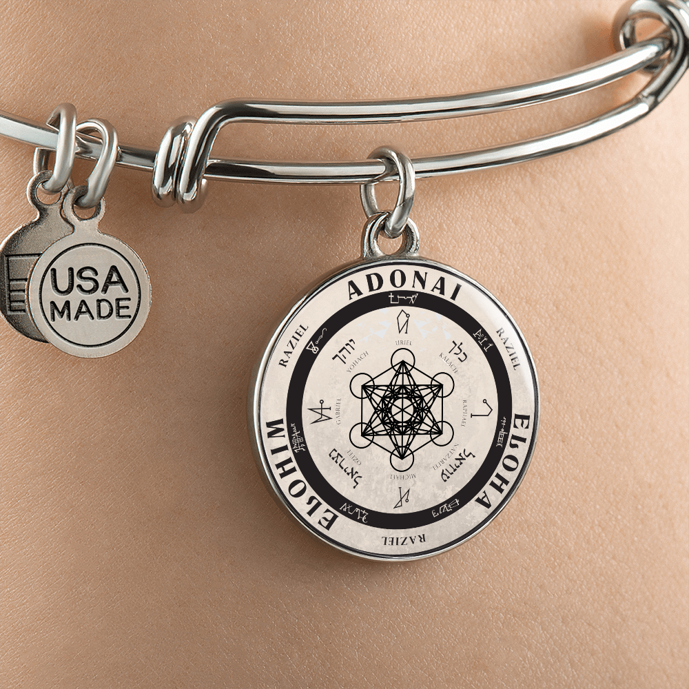 Archangel Raziel Sigil Bracelet - Old Manuscript