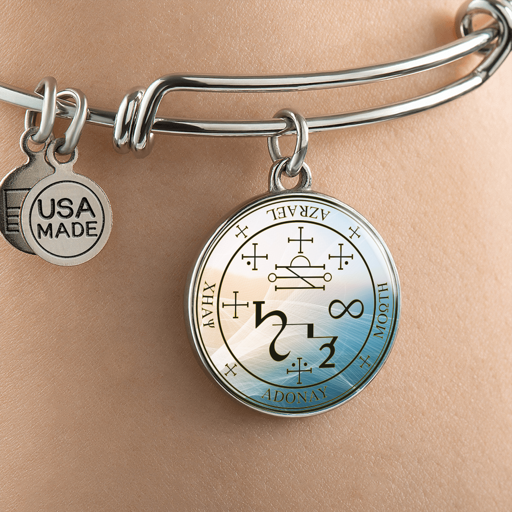 Archangel Azrael Sigil Wave Bracelet