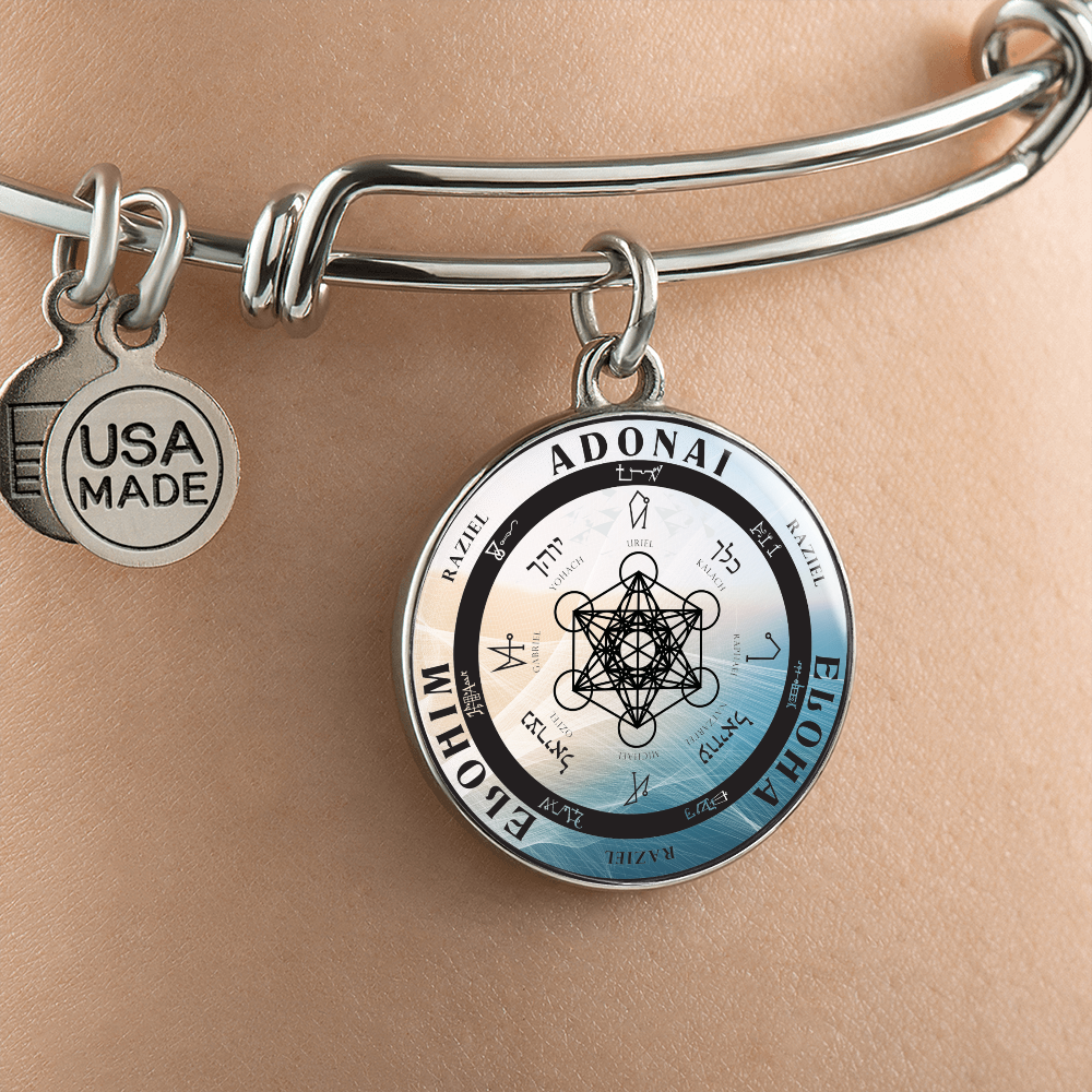 Archangel Raziel Sigil Wave Bracelet