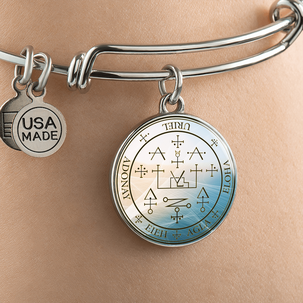 Archangel Uriel Sigil Wave Bracelet