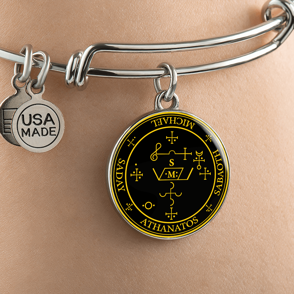 Archangel Michael Sigil Bracelet - Black